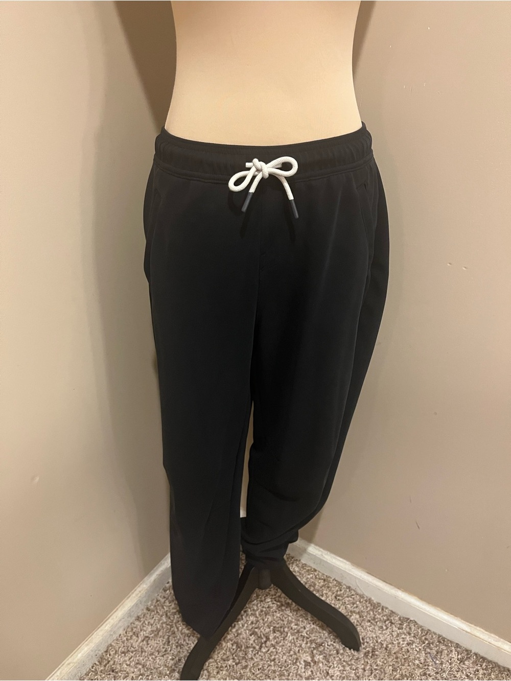 Fundamental Coast Maverick Black Drawstring Joggers, Large
